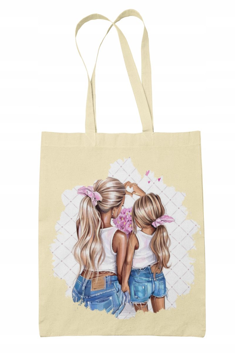 Torba Shopper-materiałow-na ramie-dla mamy-prezent
