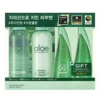 Holika Zestaw Świąteczny Z Kosmetykami Aloe Moisture Soothing Set - Zestawy kosmetyków damskich - miniaturka - grafika 1