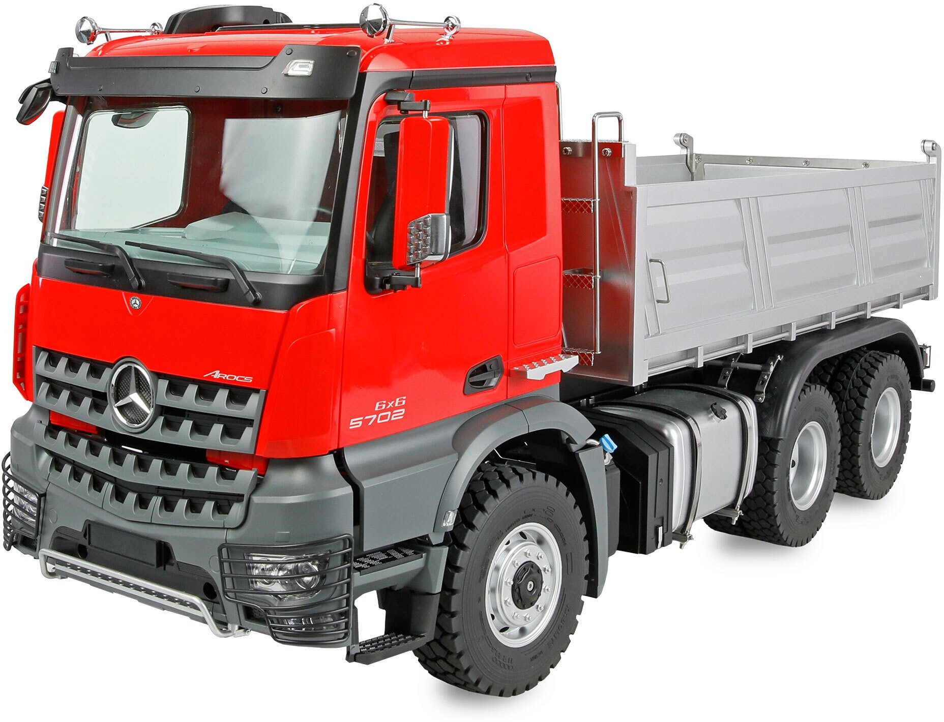 Amewi Mercedes-Benz Arocs Muldenkipper 6x6 1:14 RTR czerwony Model 22729