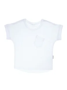Chłopięca bluzka z krótkim rękawem t-shirt wf biały Nicol,r.104 - Bluzki damskie - miniaturka - grafika 1
