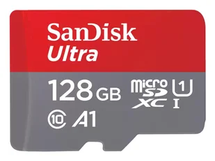 SanDisk SDSQUAB-128G-GN6MT pamięć flash 128 GB MicroSDXC Klasa 10 SDSQUAB-128G-GN6MT - Karty pamięci - miniaturka - grafika 1