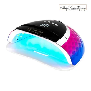 Lampa UV LED Glow YC57 RN niebiesko różowa 268W - Lampy UV do paznokci - miniaturka - grafika 1