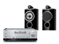 Zestawy stereo - Yamaha R-N2000A (srebrny) + 805 D4 (czarny) - miniaturka - grafika 1
