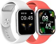 Smartwatch - DCU Tecnologic COLORFUL 2 Biały/Czerwony - miniaturka - grafika 1