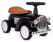 Chodziki - Jeździk Dla Dzieci Retro Wyścigowy Chodzik Pchacz Czarny - miniaturka - grafika 1