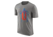 Koszulki męskie - Nike Nba Russell Westbrook Oklahoma City Thunder Tee Dark Grey Heather - miniaturka - grafika 1