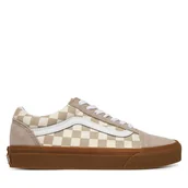 Buty dla chłopców - Tenisówki Vans Old Skool VN000D2VH2B1 Beżowy - miniaturka - grafika 1