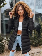 Kurtki damskie - Kurtka zimowa damska TERIS czarna Dstreet TY3095-M - miniaturka - grafika 1