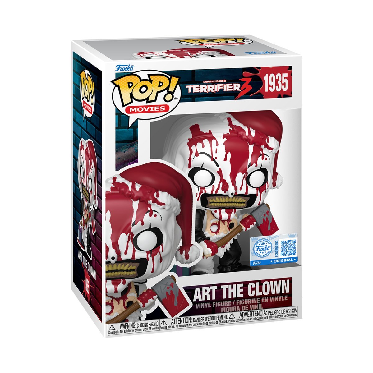 Funko, Funko POP! Exclusive, HORROR, Figurka Kolekcjonerska, Terrifier, Art the Clown