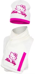 Szalik Czapka Zimowa Hello Kitty Licencja - Czapki damskie - miniaturka - grafika 1