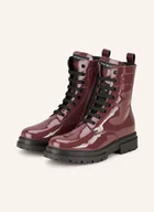 Botki damskie - Tommy Hilfiger Botki Sznurowane rot - miniaturka - grafika 1