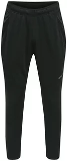 Spodnie sportowe męskie - Hummel Spodnie treningowe "Nalo" w kolorze czarnym - grafika 1