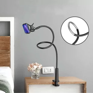 Uchwyt elastyczny Alogy z klipsem na biurko statyw giętki Holder uniwersalny na telefon / Czarny - Statywy fotograficzne - miniaturka - grafika 8