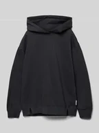 Bluzy dla dziewczynek - Bluza o kroju oversized z bawełny z kapturem i nadrukiem z tyłu - miniaturka - grafika 1