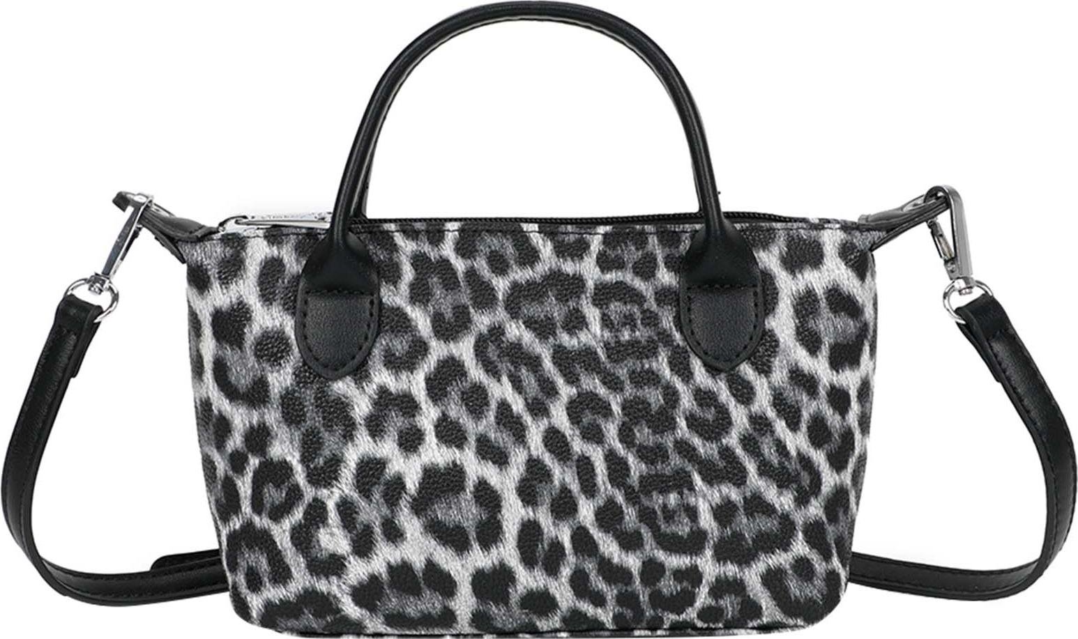 Gallantry, torebka damska z odpinanym paskiem na ramię i nadrukiem w panterkę, Léopard noir