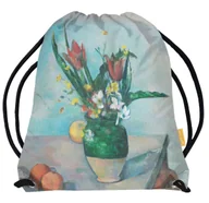 Torby szkolne - Worek Wazon tulipanów Paul Cezanne-Standard - miniaturka - grafika 1