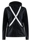 Kurtki i kamizelki sportowe damskie - Craft Kurtka kolarska "Core Bike Ride" w kolorze czarnym - miniaturka - grafika 1