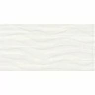 Płytki ceramiczne - Cersanit C PS803 WHITE SATIN WAVE STRUCTURE 29,8x59,8 G.1 - miniaturka - grafika 1