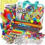Prace ręczne dla dzieci - Zestaw Kreatywny Dla Dzieci Plastyczny 2000 Elementówn Dla Dzo - miniaturka - grafika 1