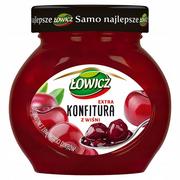 Syropy i koncentraty owocowe - Łowicz Konfitura z wiśni 240 g - miniaturka - grafika 1