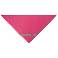 Rękawiczki rowerowe - Chusta odblaskowa bandana z pasem odblaskowym dla dzieci 45x45x66cm różowa - miniaturka - grafika 1