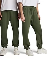 Spodnie sportowe męskie - G-STAR RAW Unisex Core Oversized spodnie dresowe męskie spodnie dresowe, Ciemnozielony (Lt Hunter D22007-c235-8165), XL - miniaturka - grafika 1