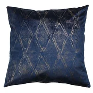 Poduszki dekoracyjne - Poduszka DOHA 45 x 45 cm granatowy - miniaturka - grafika 1