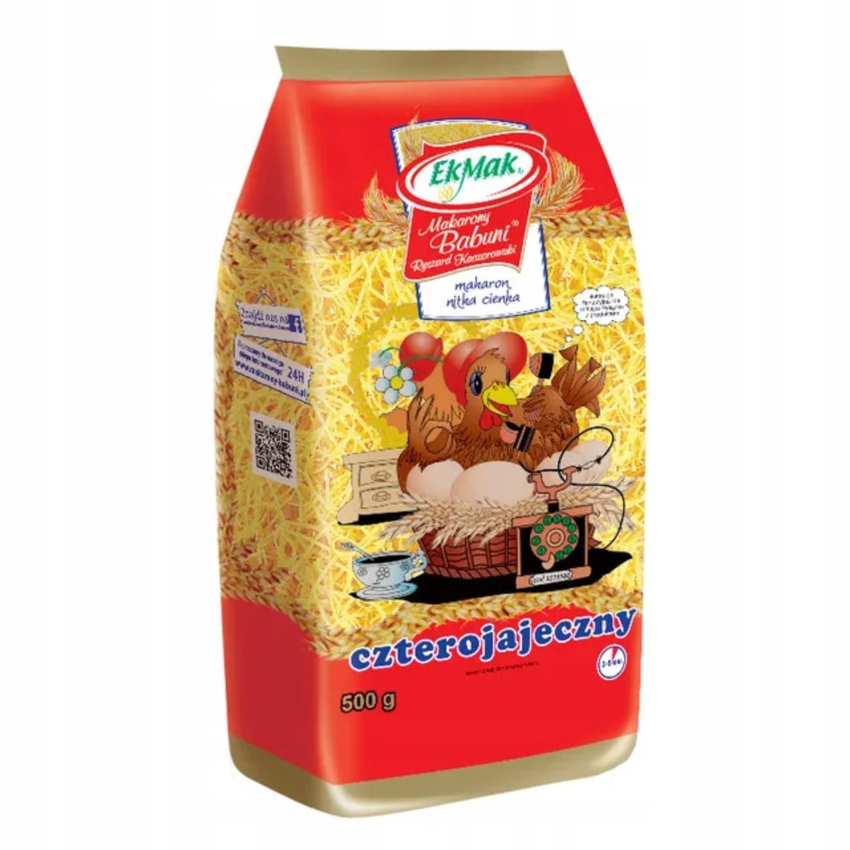 MAKARON BABUNI 4 JAJECZNY NITKA EKMAK 500G