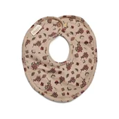 Śliniaki i fartuszki - Nuuroo - Śliniaczek Ozdobny Z Bawełny Organicznej Typu Ata Autumn Leaf - miniaturka - grafika 1