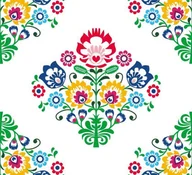 Narzuty - Detexpol Narzuta na łóżko 220 x 240 cm Kurpiowski wzor k031_20210926230434 - miniaturka - grafika 1