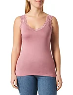 Koszulki i topy damskie - VERO MODA Women's VMLUNA SS TOP NOOS T-Shirt, czarny, XL, czarny, XL - miniaturka - grafika 1
