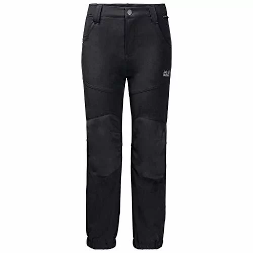 Jack Wolfskin Spodnie RASCAL WINTER PANTS KIDS black - 128 1604192-6000