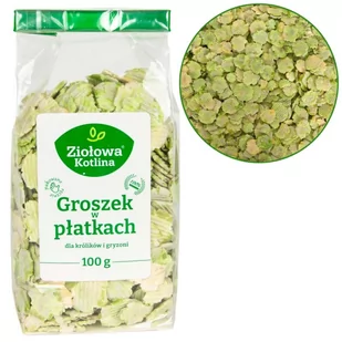 Ziołowa Kotlina Groszek Płatek 100G - Karma dla gryzoni - miniaturka - grafika 1