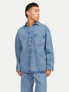 Jack&Jones Koszula jeansowa 12250602 Niebieski Relaxed Fit - Koszule męskie - miniaturka - grafika 1