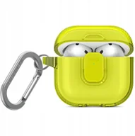 Akcesoria do słuchawek - Etui UNIQ Glase Pro do Apple AirPods 4 Lock Case żółty - miniaturka - grafika 1