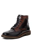 Półbuty męskie - Bugatti Sznurowane buty Mężczyźni skóra brązowy jednolity, 41 - miniaturka - grafika 1