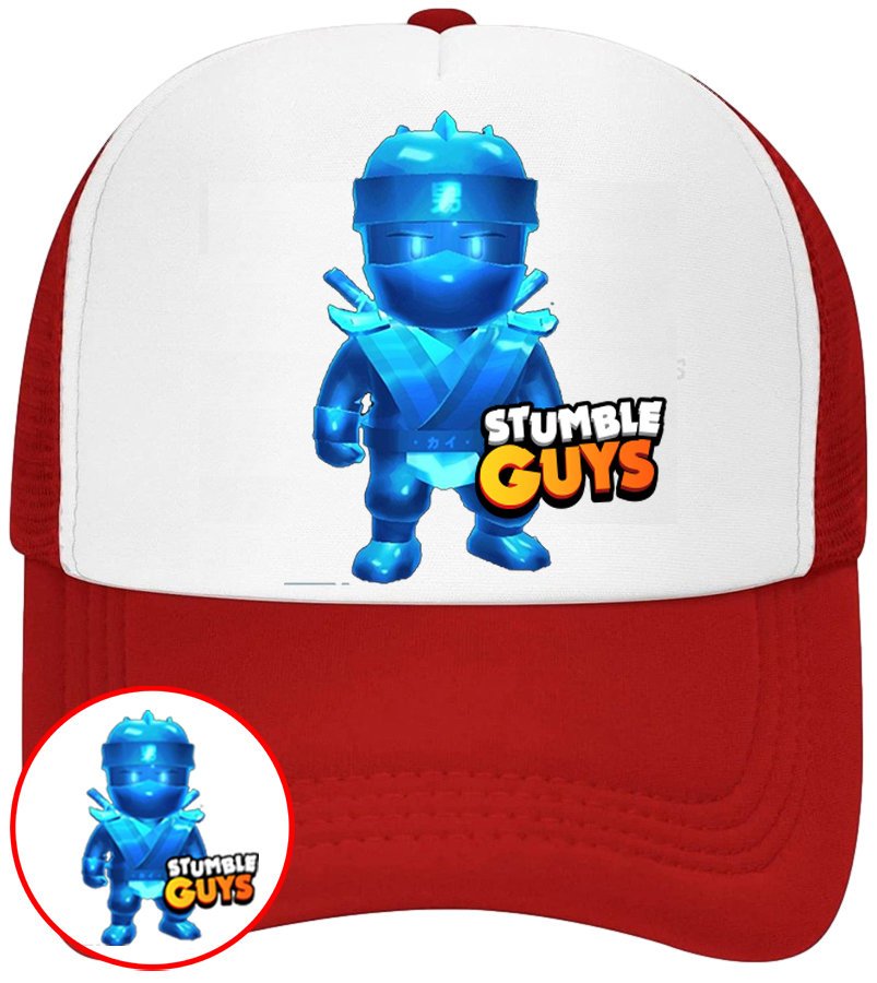 CZAPKA Z DASZKIEM STUMBLE GUYS DLA DZIECI SIATKA