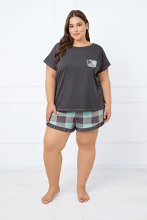 Piżama damska krótki rękaw, krótkie spodnie Narina - Italian Fashion - Piżamy damskie - miniaturka - grafika 1