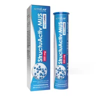 Stawy, mięśnie, kości - ActivLab Pharma StructuActiv MUS 500 mg, smak pomarańczowy, 20 tabletek musujących - miniaturka - grafika 1