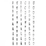 Scrapbooking - [BS] KRYSZTAŁY SAMOPRZYLEPNE 60SZT KROPELKI DALPRINT GRKR-064 - miniaturka - grafika 1