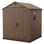 Altany ogrodowe - Keter DARWIN 6 x 6 domek ogrodowy brązowy - miniaturka - grafika 1