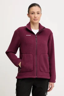 Mammut bluza sportowa Falera kolor bordowy gładka 1014.05830 - Bluzy damskie - miniaturka - grafika 1