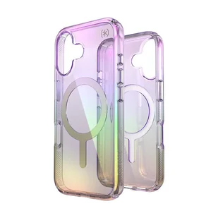 Speck Presidio2 Lux MagSafe - Etui iPhone 16 (Amazing Purple / Clear) - Etui i futerały do telefonów - miniaturka - grafika 1