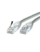 Kable miedziane - Value Patchcord RJ-45, kat.5, U/UTP, szary - 5m (21.99.0505) - miniaturka - grafika 1