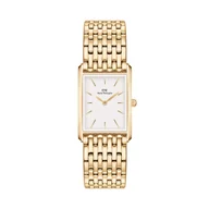 Zegarki damskie - Zegarek Daniel Wellington Bound 9-Link DW00100705 Złoty - miniaturka - grafika 1