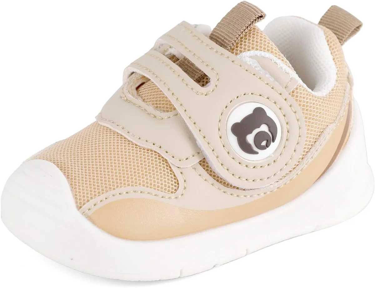 Buty dla dzieci oddychające antypoślizgowe beżowe lekkie rozmiar 24