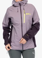 Kurtki narciarskie - Kurtka z membraną damska Jack Wolfskin Eagle Peak 2L Jacket - wild blossom - miniaturka - grafika 1