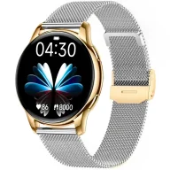 Smartwatch - Rubicon RNCF30 Srebrno-złoty - miniaturka - grafika 1