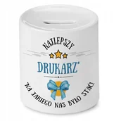 Skarbonki - Skarbonka Dla Drukarza na Urodziny Prezent z Nadrukiem ze Zdjęciem - miniaturka - grafika 1