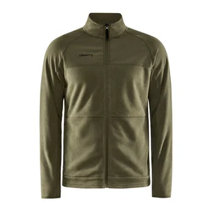 Męska Bluza CRAFT ADV EXPLORE FLEECE MIDLAYER M 1910396-664000 – Oliwkowy - Bluzy sportowe męskie - miniaturka - grafika 1